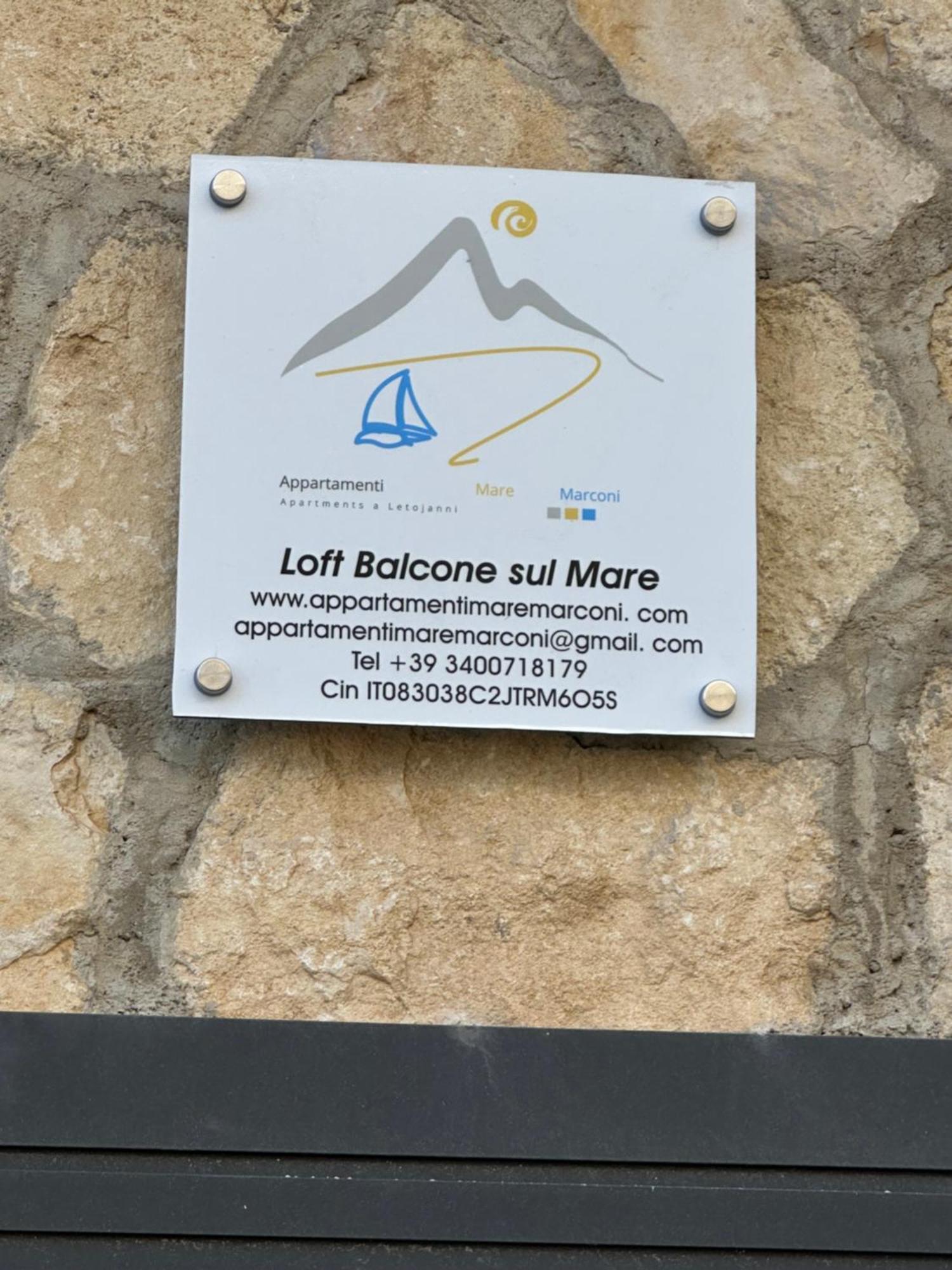 Loft Balcone Sul Mare Διαμέρισμα Letojanni Εξωτερικό φωτογραφία